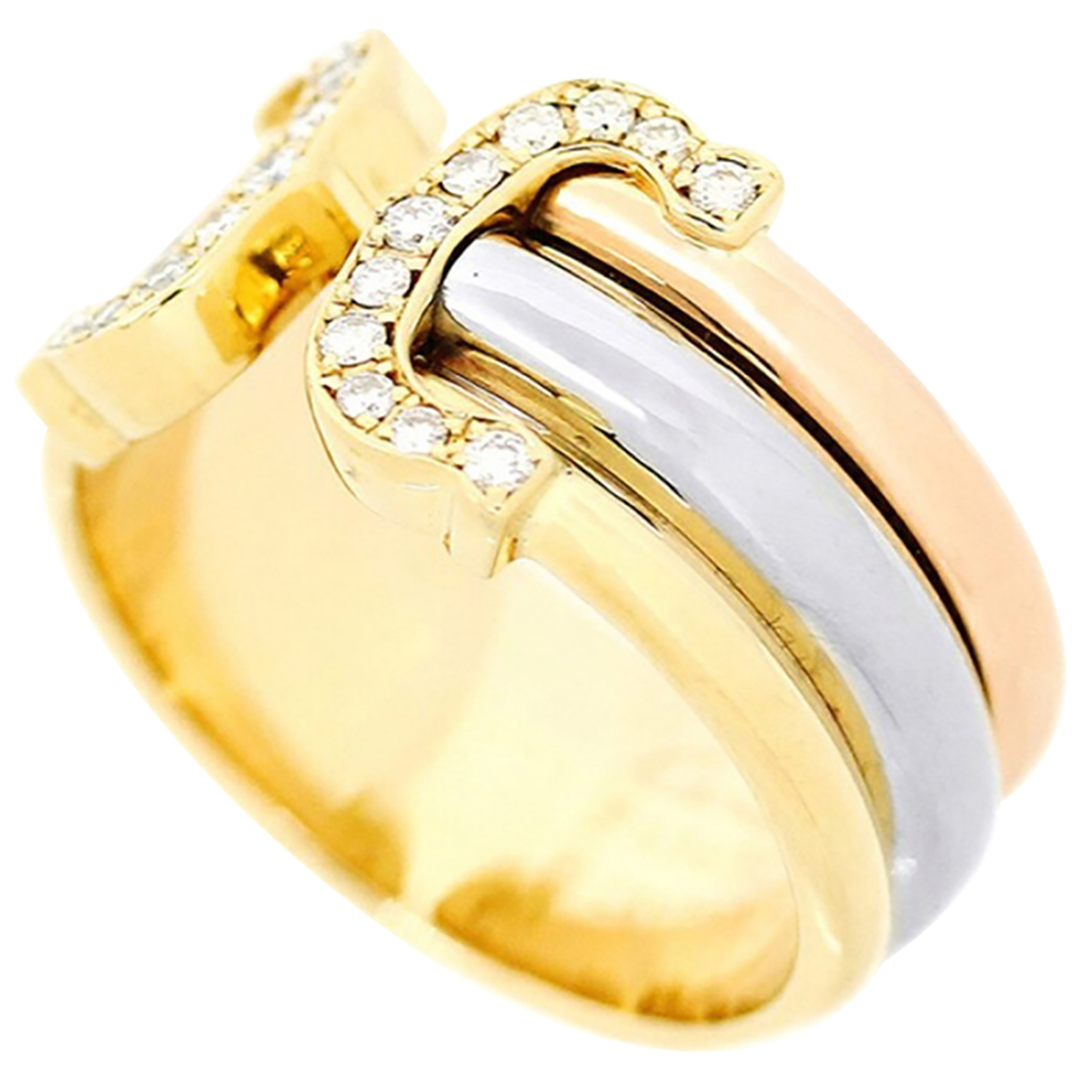 C yellow gold ring Cartier Gold size 6 